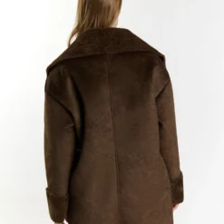 Dreimaster AltiplanoCappotto CortoBraun Donna Cappotti 4DR21U0MY-O11 -Dreimaster b1ffe105259d483f90d9afda8ed9457e scaled