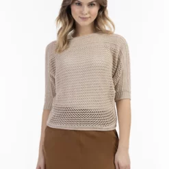 Dreimaster T-Shirt Con StampaWollbeige Donna T-shirt E Top 4DR21D07I-B11