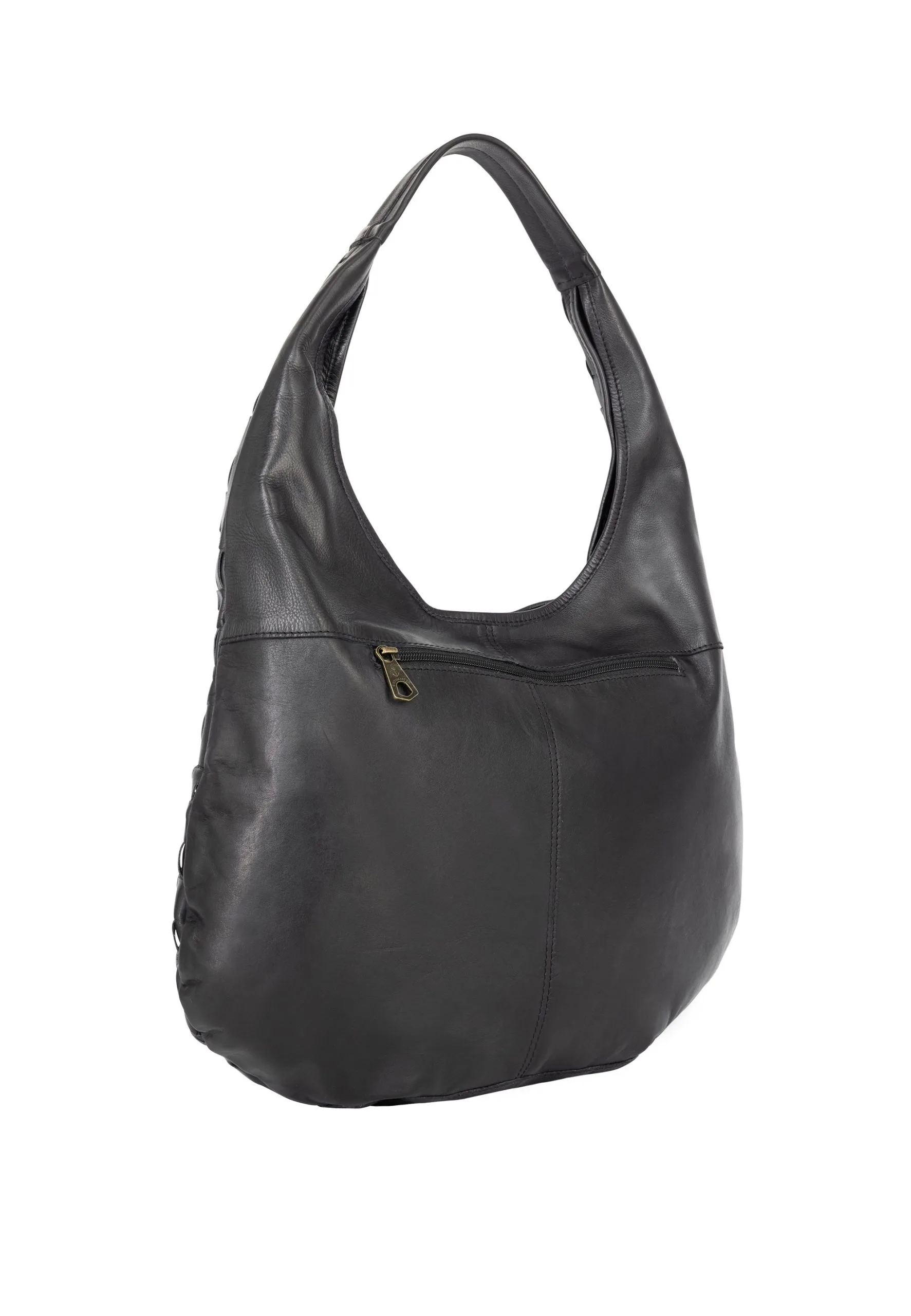 Dreimaster Vintage Leder Shopper Eyota - Shopping Bag - Schwarz 5 Dreimaster Vintage Leder Shopper Eyota - Shopping Bag - Schwarz - immagine 3