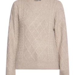 Dreimaster ImaneMaglioneBeige Braun Melange Donna Maglieria 4DR21I0EN-B11 -Dreimaster b7ea6ed851c74e5988db7c06b1b1d6ba scaled