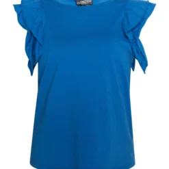 Dreimaster T-Shirt BasicBlau Donna T-shirt E Top 4DR21D07M-K11 -Dreimaster b8bb85c0258b4a5ab7966ee3bd001eed scaled