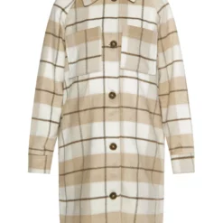 Dreimaster Mit Karomuster AltiplanoCappotto CortoKaro Beige Wollweiss Donna Cappotti 4DR21U0M7-B11 -Dreimaster bcb75c8141064c558827475d50f8168f scaled