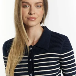 Dreimaster BoundryCardiganMarine Wollweiss Donna Maglieria 4DR21I0EE-K11 -Dreimaster bd4c0182fbfa4aa9be2cc0f7f7249c73 scaled