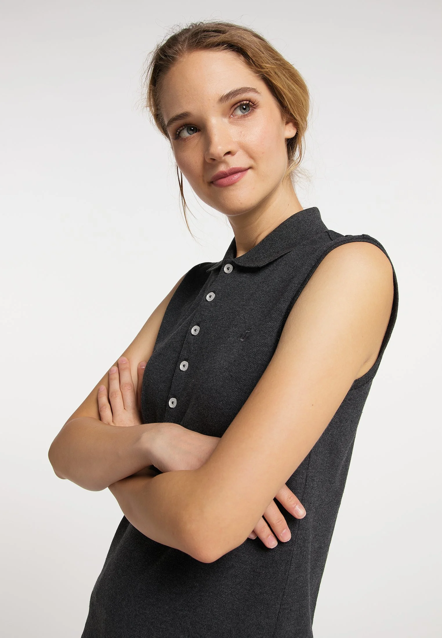 Dreimaster Bridgeport - Polo - Dunkelgrau Melange 6 Dreimaster Bridgeport - Polo - Dunkelgrau Melange - immagine 4