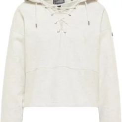 Dreimaster TakelageFelpa Con CappuccioWollweiss Melange Donna Felpe 4DR21J071-A11 -Dreimaster d87b46713f224131a6e6c9581a482567