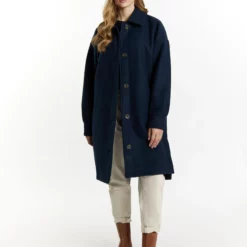 Dreimaster Übergangs In Optik Imane - Cappotto Classico - Dunkelmarine