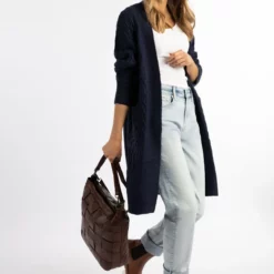 Dreimaster Vintage Umhängetasche Eyota - Shopping Bag - Braun