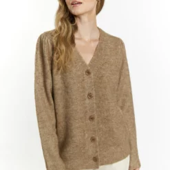 Dreimaster AltiplanoCardiganBraun Melange Donna Maglieria 4DR21I0ET-O11