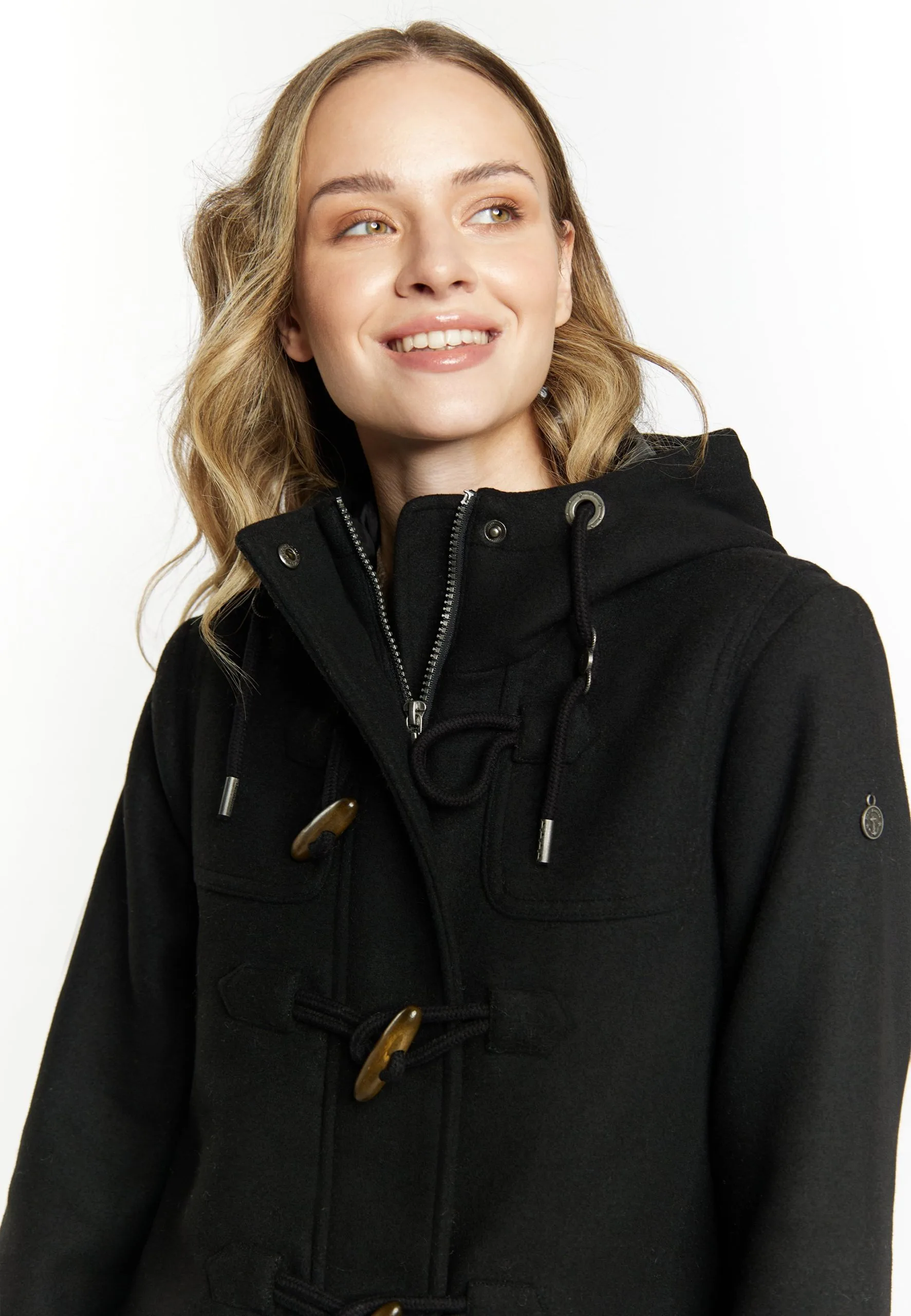 Dreimaster Duffle Aus Incus - Parka - Schwarz 6 Dreimaster Duffle Aus Incus - Parka - Schwarz - immagine 4