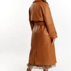 Dreimaster Aus Incus - Trench - Cognac -Dreimaster e59524fe36b943c8b55c7dcb868564e2 scaled