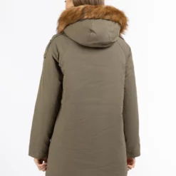 Dreimaster Imane - Parka - Oliv Weiss -Dreimaster e6daa4ce23d3469ca79857f5b2152db6 scaled