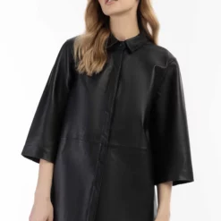 Dreimaster Giacca Di PelleSchwarz Donna Giacche E Blazer 4DR21G0BD-Q11