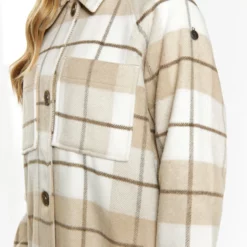 Dreimaster Mit Karomuster AltiplanoCappotto CortoKaro Beige Wollweiss Donna Cappotti 4DR21U0M7-B11 -Dreimaster ee809a78f7a64a2d95b0b38b6377a1b9 scaled