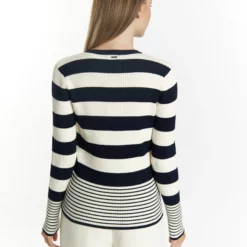 Dreimaster MaglioneMarine Wollweiss Donna Maglieria 4DR21I0EA-K11 -Dreimaster f13557c9973b4b9f870997f317814daa scaled