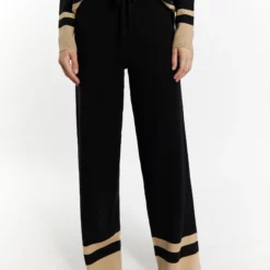 DreimasterAcalmarPantaloniSchwarz Beige Donna Pantaloni 4DR21A035-Q11