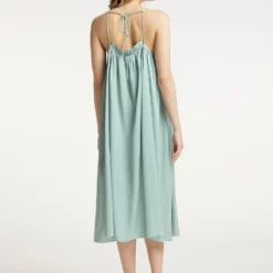 Dreimaster IkitaVestito EstivoBlaugrün Donna Vestiti 4DR21C098-K12 -Dreimaster f26c081054c94528ae3ccbf878d56ca2