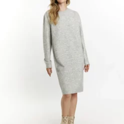 Dreimaster Incus - Abito In Maglia - Hellgrau Melange -Dreimaster f3a3b69637bc4f65b4ae5d95ef9d20f5 scaled