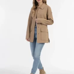 Dreimaster ImaneCappotto CortoDunkelbeige Donna Cappotti 4DR21U0LR-B11 -Dreimaster fac356f2cd6f4f3db0b247ff4e0b5344 scaled